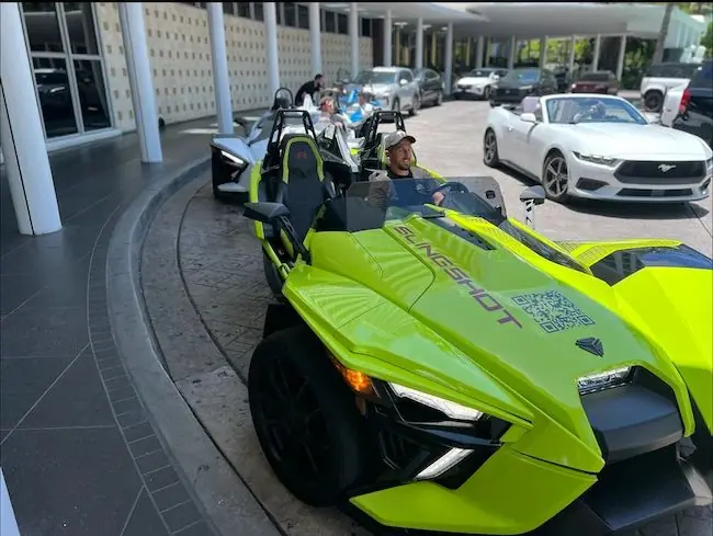 Premium slingshot rentals in Miami